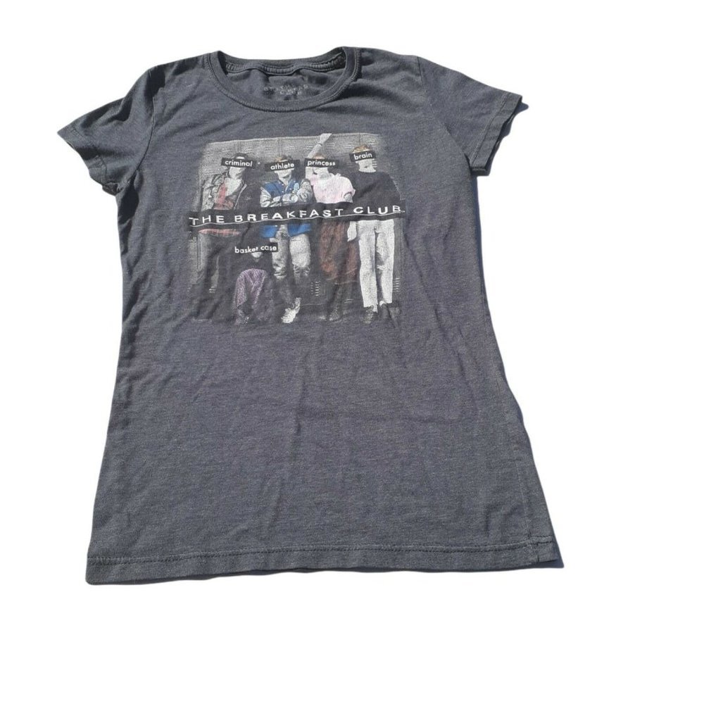 The Breakfast Club Movie T-Shirt Womens M Short Sleeve Gray